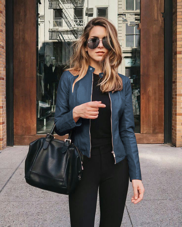 Damen Schmal Geschnittene Jacke