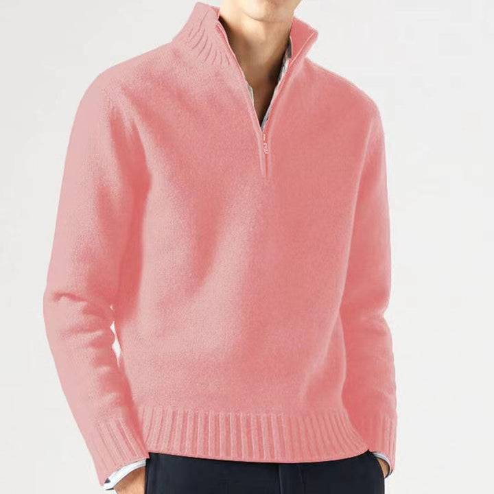 Herren Winter Kalte Jahreszeit Zip Pullover
