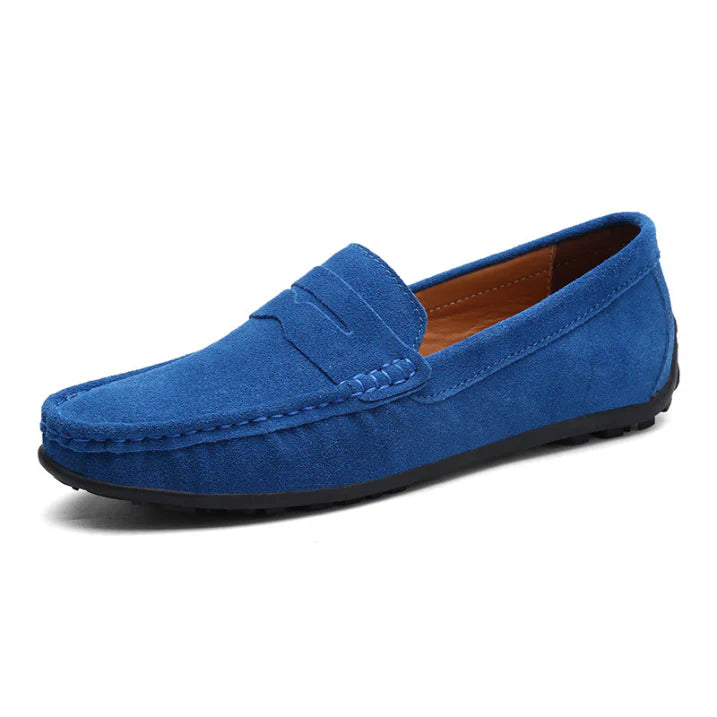 Klassische Wildleder Slipper Bequeme Freizeitschuhe Herren Winter