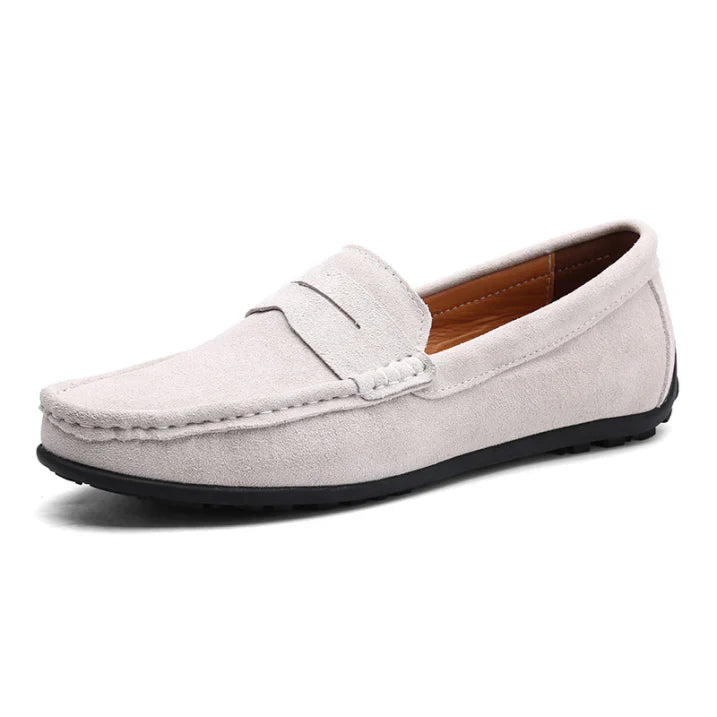 Klassische Wildleder Slipper Bequeme Freizeitschuhe Herren Winter