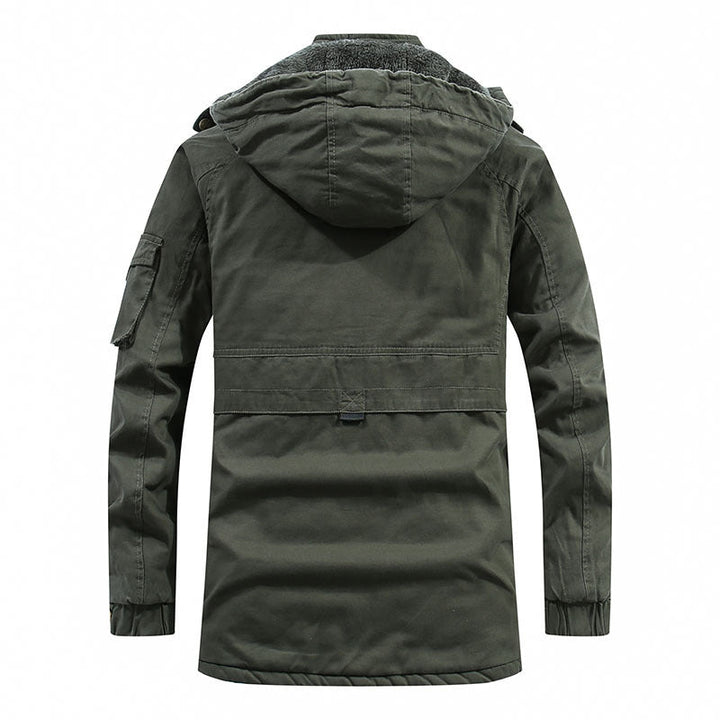 Herren Winter Kapuzenjacke Für Kalte Tage