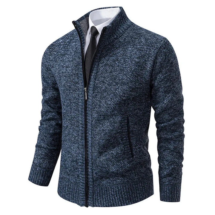 Herren Winter Kalte Jahreszeit Zip Cardigan