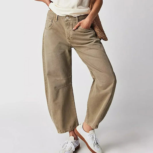 Hose mit weitem Bein für Damen