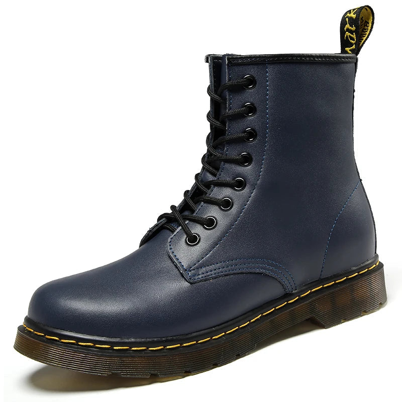 Schnürstiefel Klassischer Knöchel Stil Herren Winter