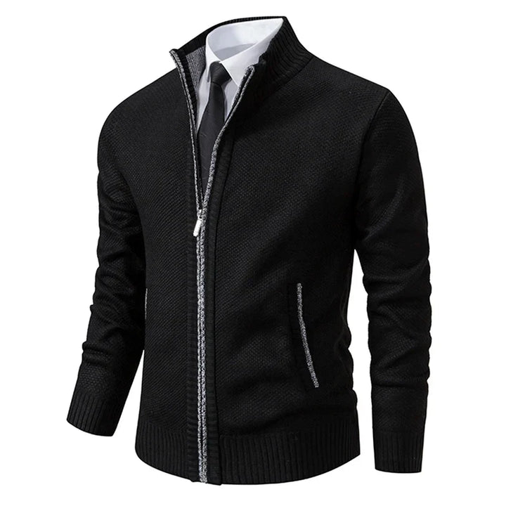 Herren Winter Kalte Jahreszeit Zip Cardigan