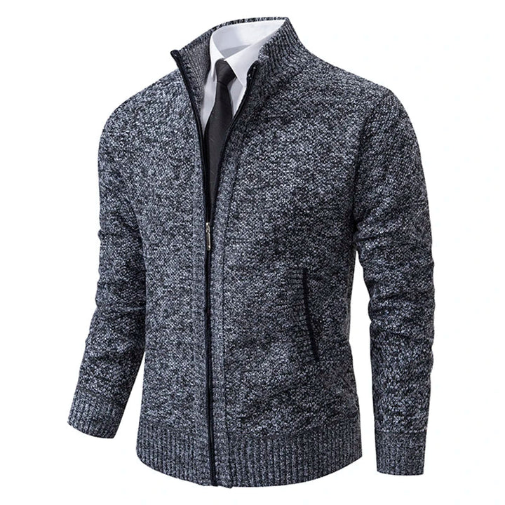 Herren Winter Kalte Jahreszeit Zip Cardigan