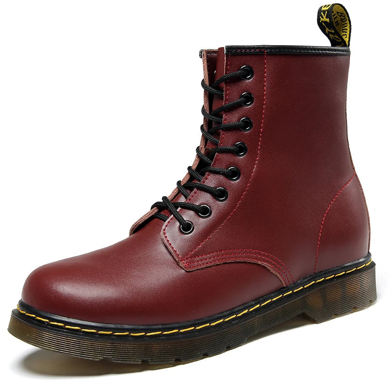 Schnürstiefel Klassischer Knöchel Stil Herren Winter