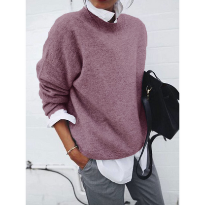 Klassischer Strickpullover Für Damen