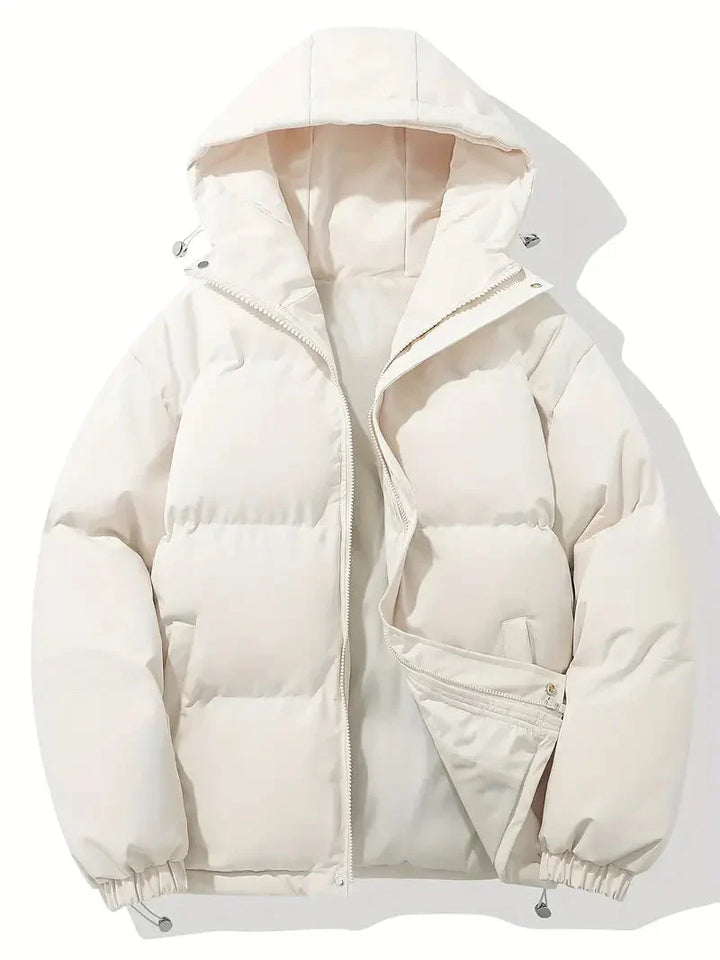 Herren Winter Steppjacke Mit Kapuzen Design