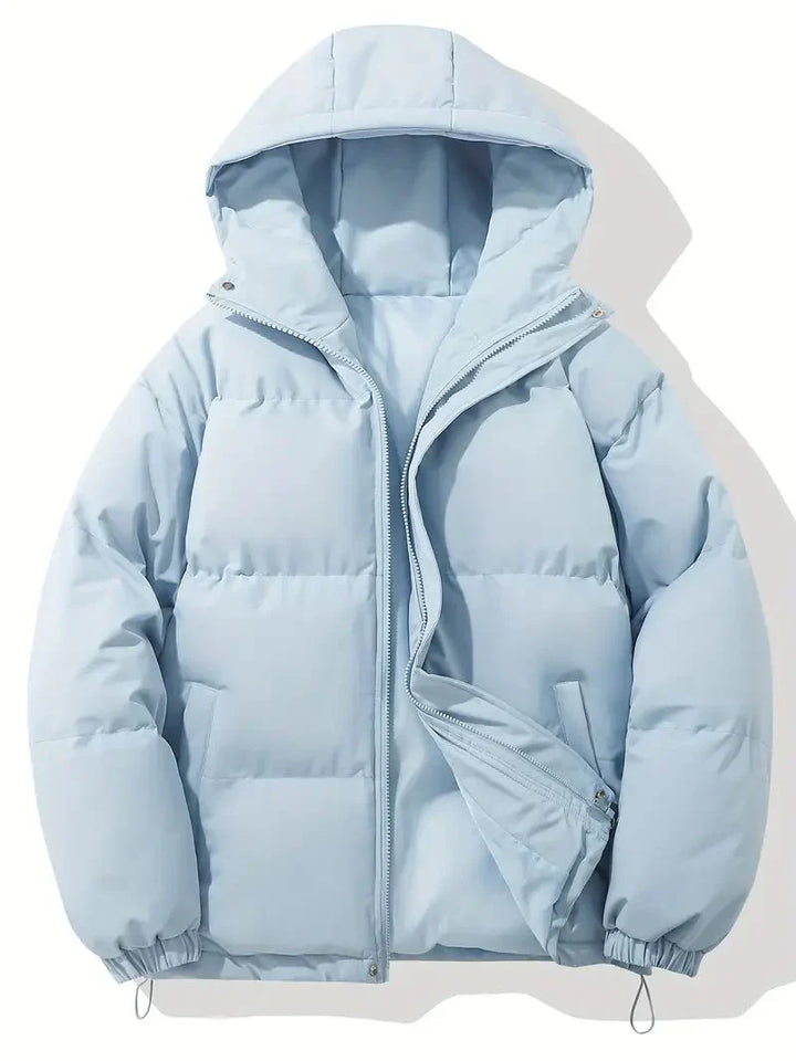Herren Winter Steppjacke Mit Kapuzen Design
