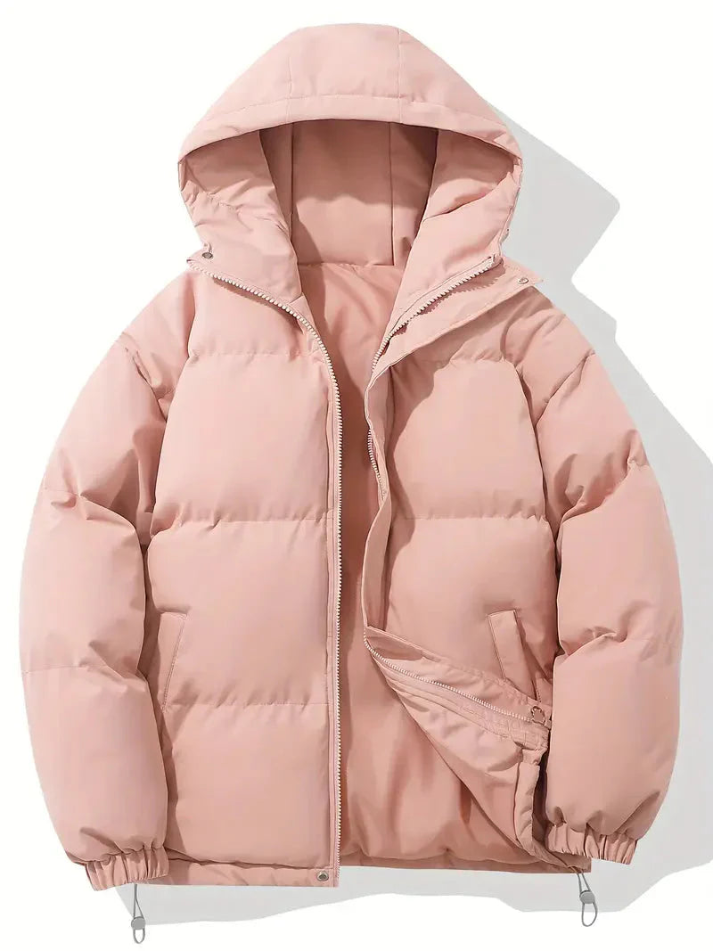 Herren Winter Steppjacke Mit Kapuzen Design