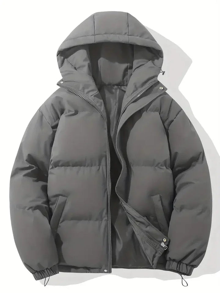 Herren Winter Steppjacke Mit Kapuzen Design