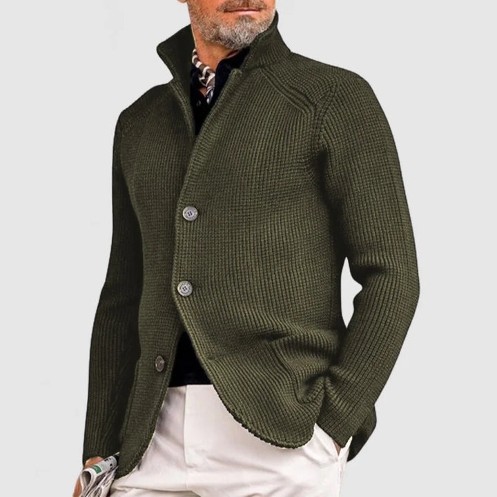 Herren Winter Kalte Jahreszeit Knopf Cardigan