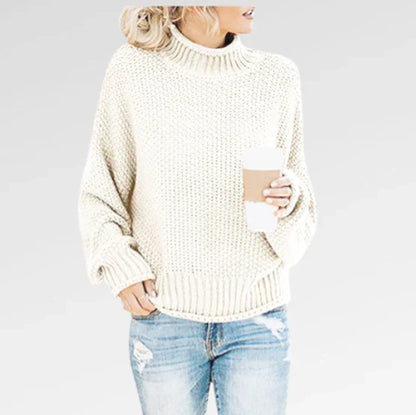 Grobstrick Pullover Mit Lockerer Passform Für Damen
