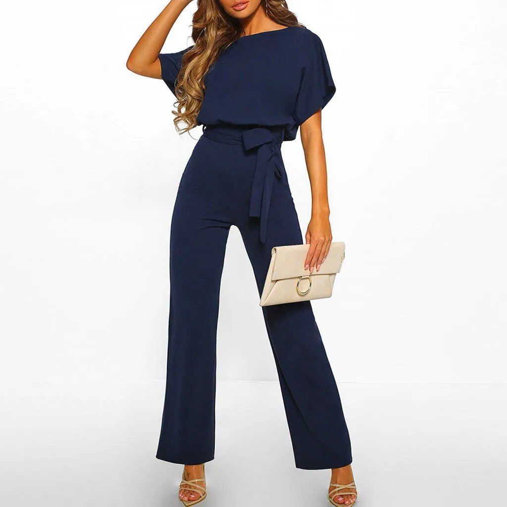 Weit geschnittener, fließender Jumpsuit für Damen