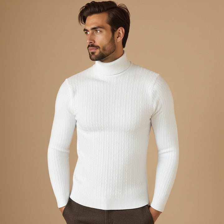 Herren Winter Kalte Jahreszeit Rollkragen Pullover