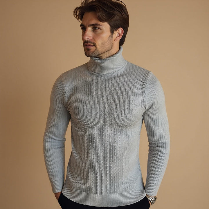 Herren Winter Kalte Jahreszeit Rollkragen Pullover