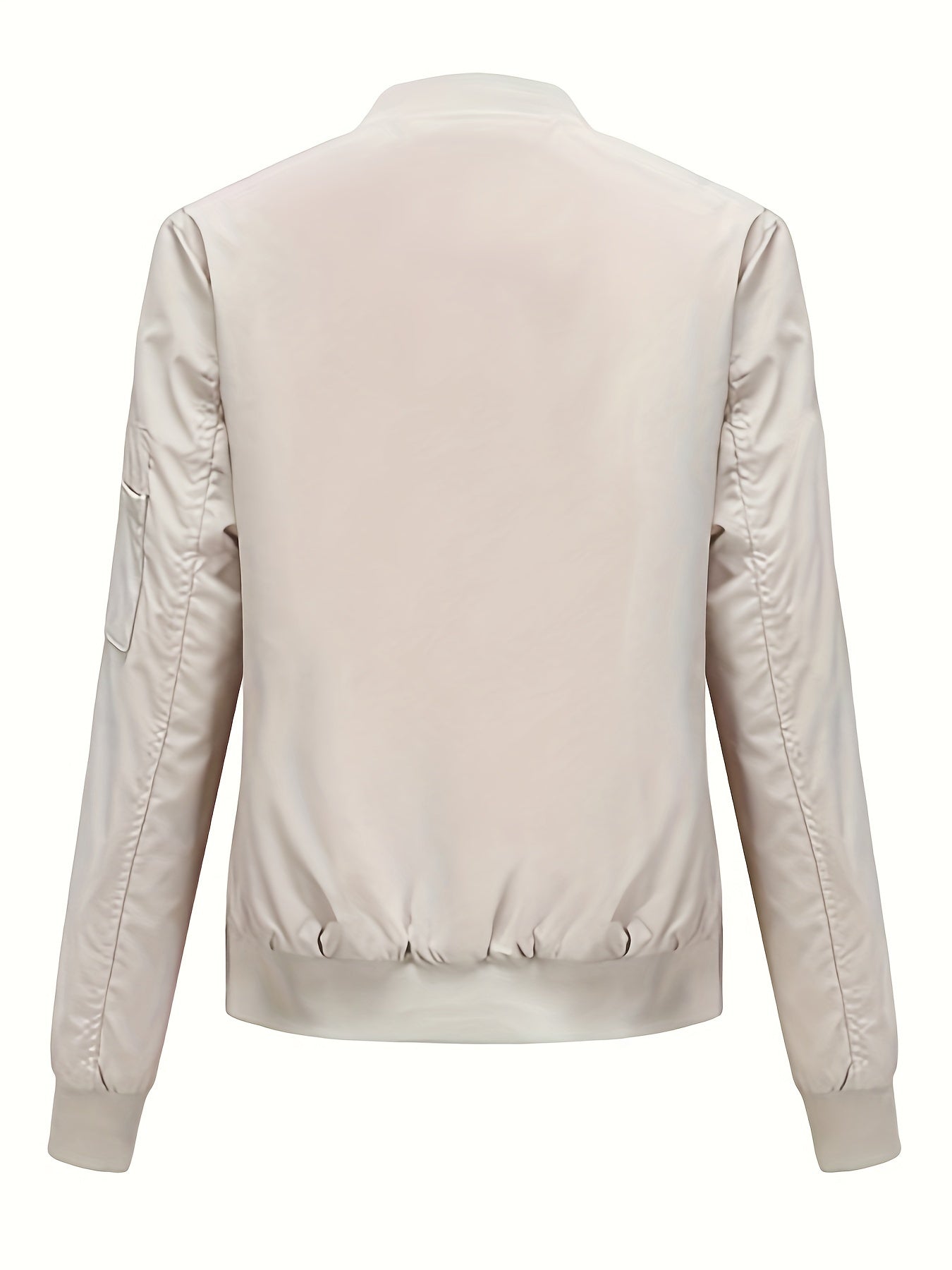 Bomberjacke Winter Klassischer Zip-Up Freizeitlook Damen