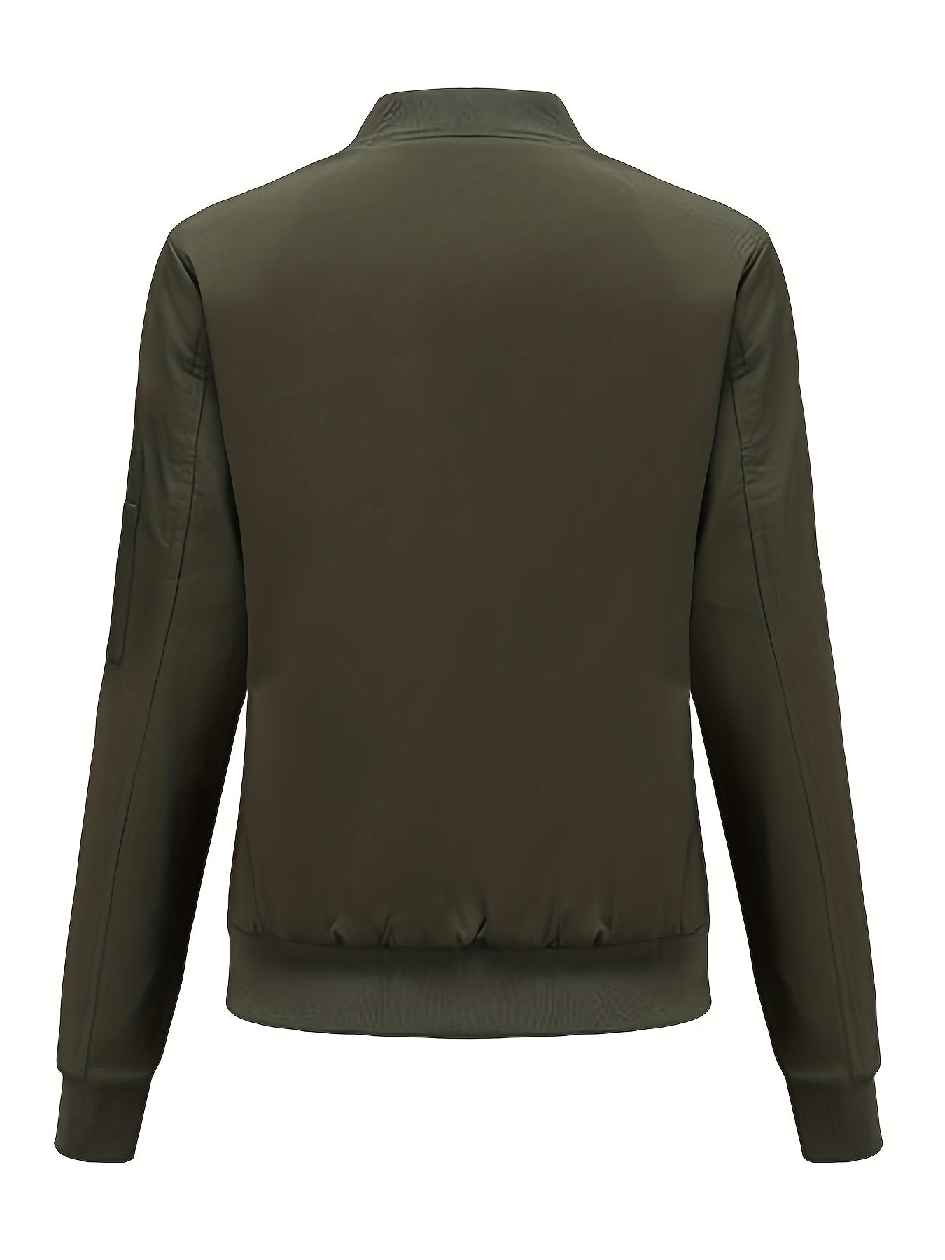 Bomberjacke Winter Klassischer Zip-Up Freizeitlook Damen