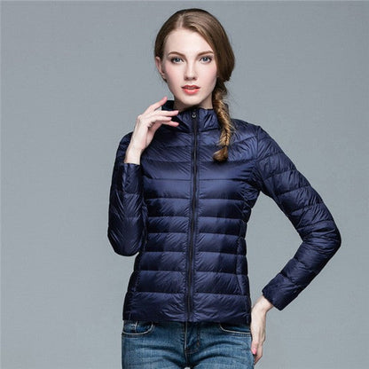 Leichte Winter Steppjacke Mit Alltäglichem Stil Damen